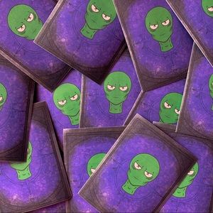 Alien Sticker for teens/ kids/ Skaters